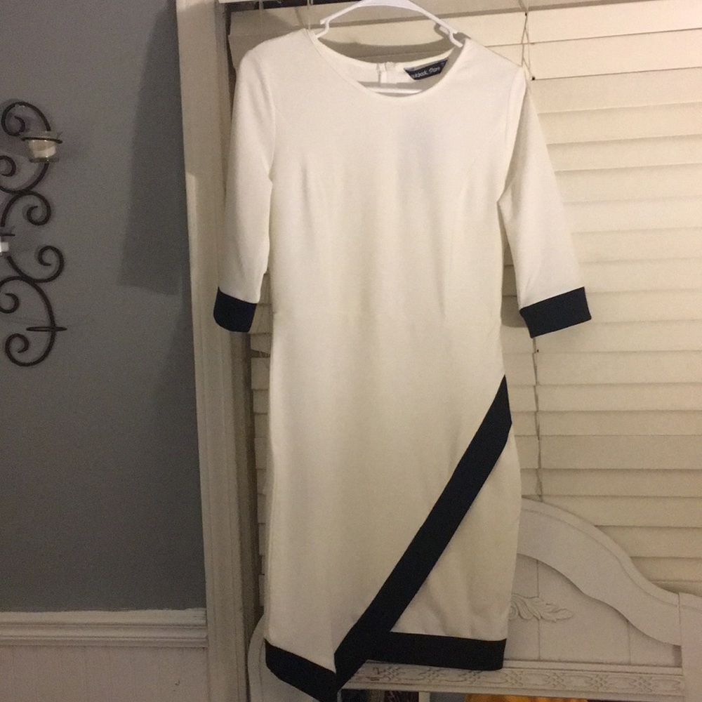 White cocktail dress